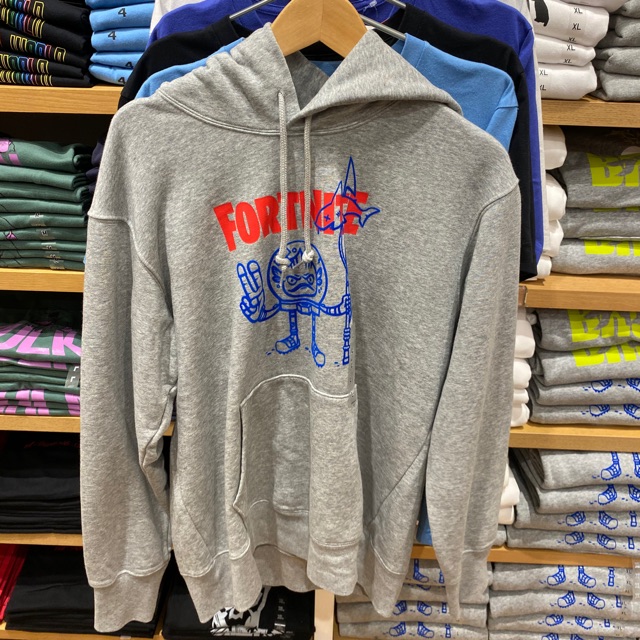 Uniqlo Hoodie Fortnite Grey