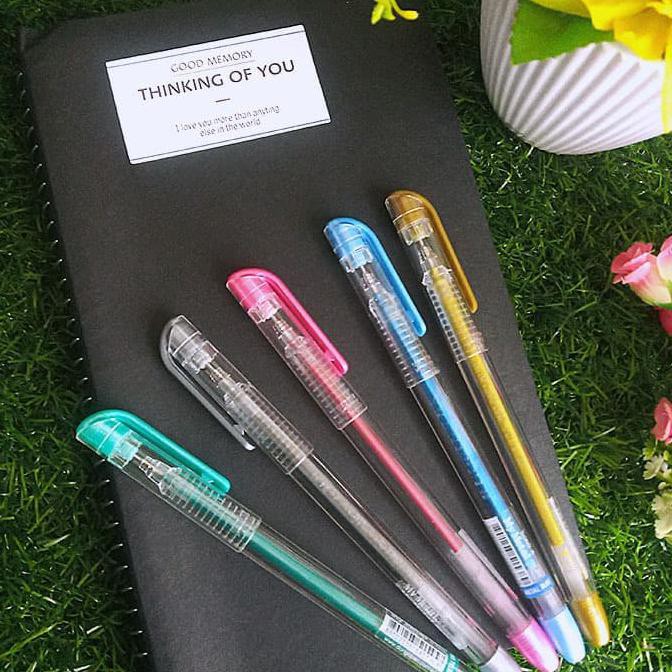 

Set Murah: 1 Buku Tulis Hitam Jilid Spiral + 5 Pen Dong - Wishes Cococakesale88