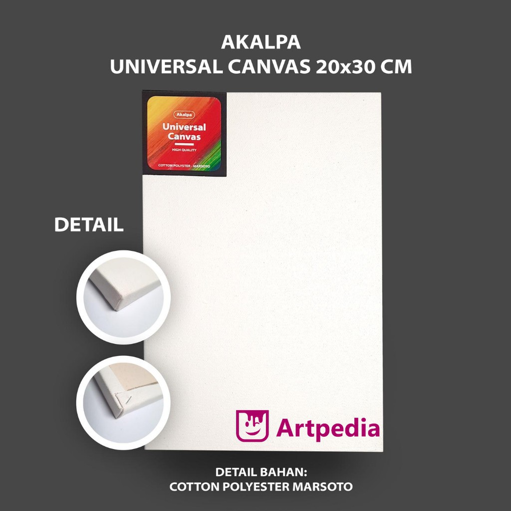 

AKALPA KANVAS LUKIS 20X30 CM BAHAN MARSOTO / CANVAS 20 X 30 CM / BERKUALITAS - KANVAS PREMIUM