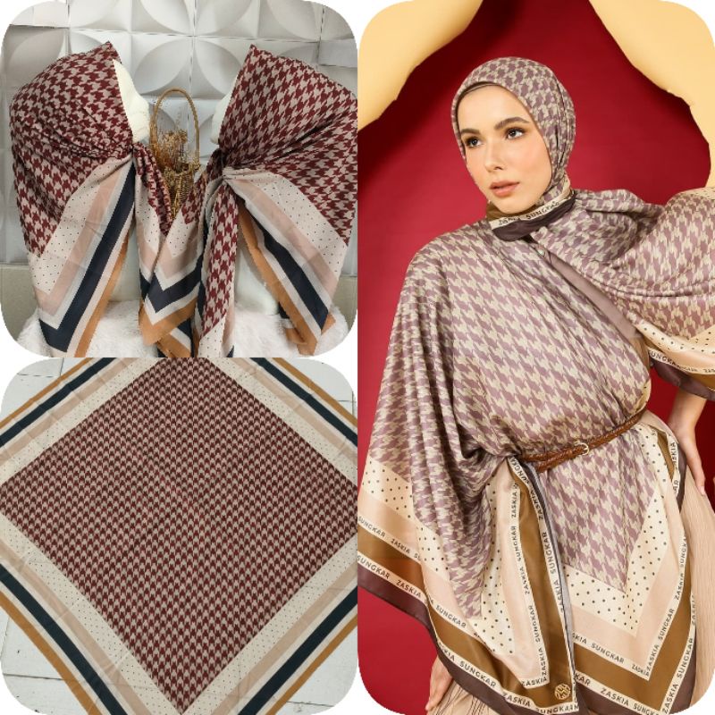 Hijab Voal Motif Sosial scarf Shireen Sungkar