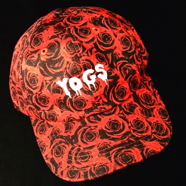 Red Rose with Yogs Drip Logo