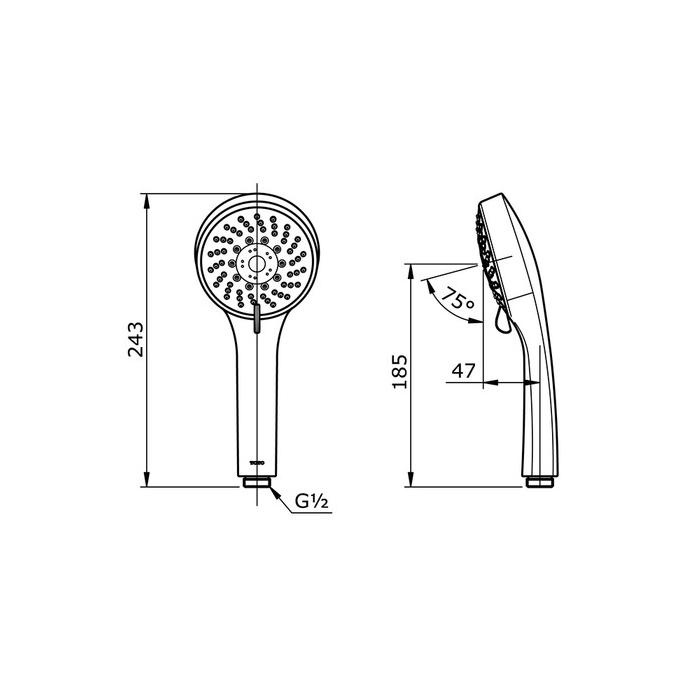 Toto Hand Shower Only A9A076G