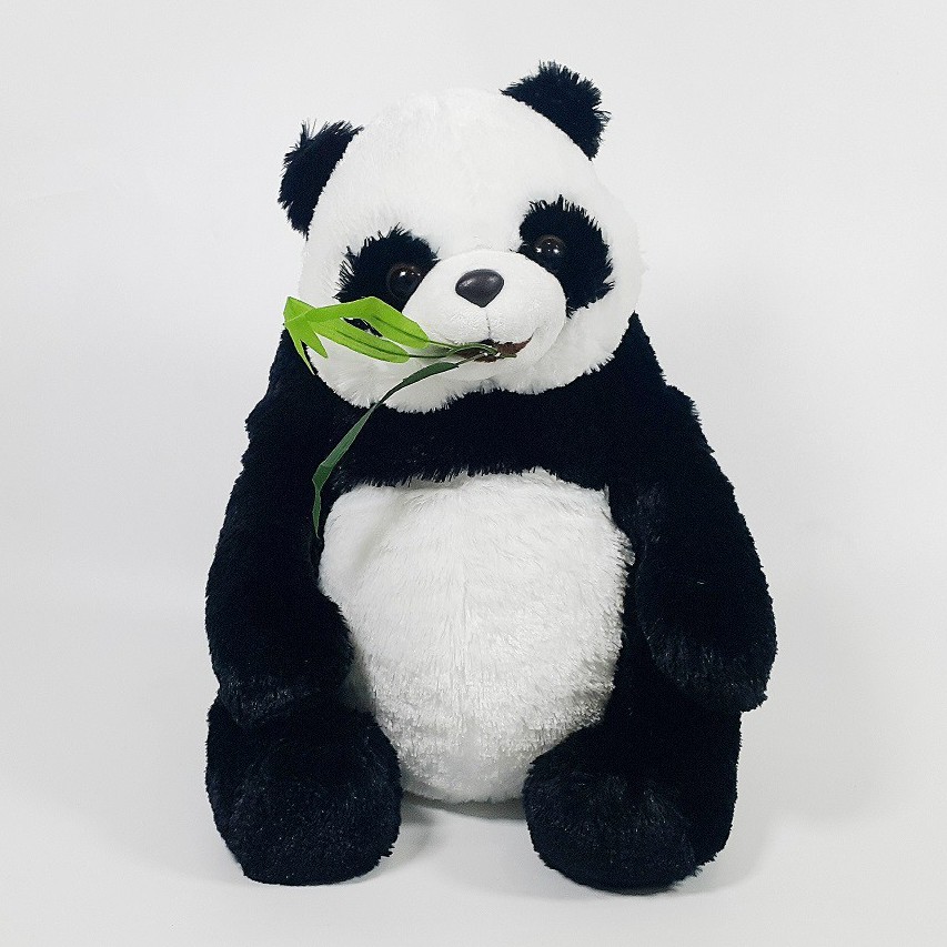 Boneka Panda ISTANA BONEKA Panda Bamboo besar lucu bear panda besar empuk fluffy kiki miu bambu plush black white we bear