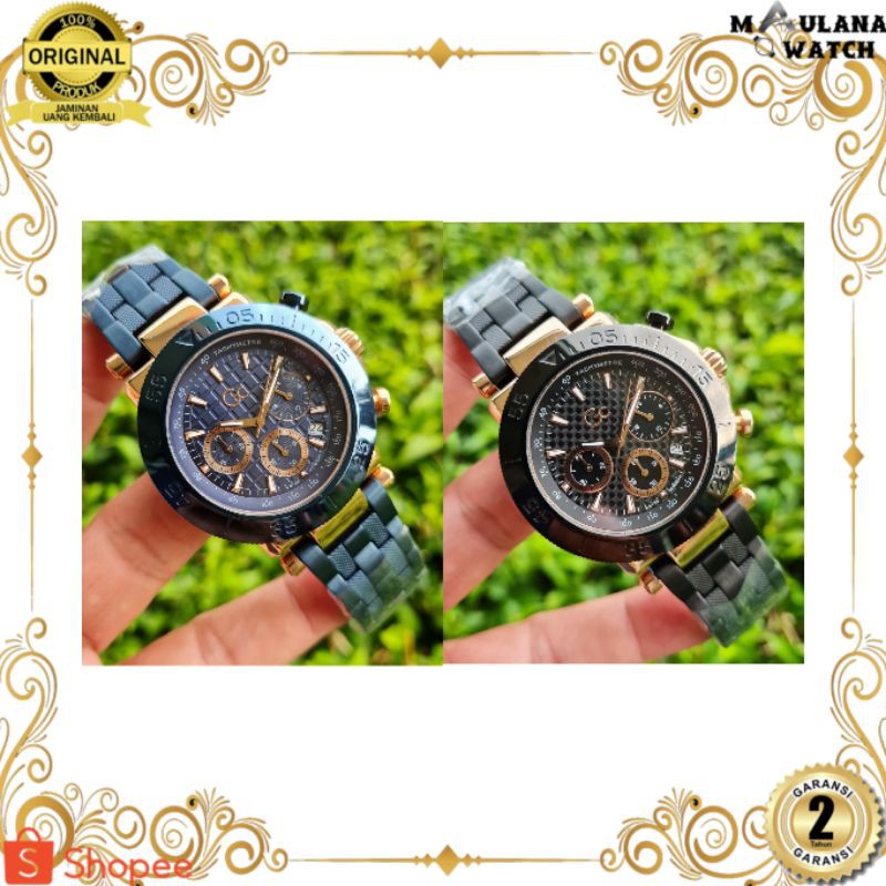 JAM TANGAN PRIA WANITA | RANTAI | KULIT | KARET | MURAH | PRIA GUESS COLLECTION Y70001G7 PAPER BAG