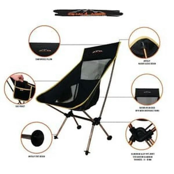 folding chair fc803 dhaulagiri kursi lipat kemping ultralight