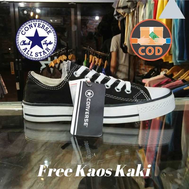TS Sepatu Converse 70s Low Premium Import Vietnam Murah Sneakers Pria Sekolah Grade Original