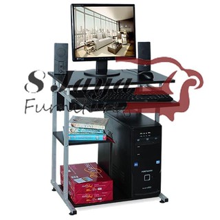 Meja Komputer Minimalis Huga 904 Walnut Rak Laptop Rangka Meja Komputer Minimalis Huga 904 Walnut Rak Laptop Rangka