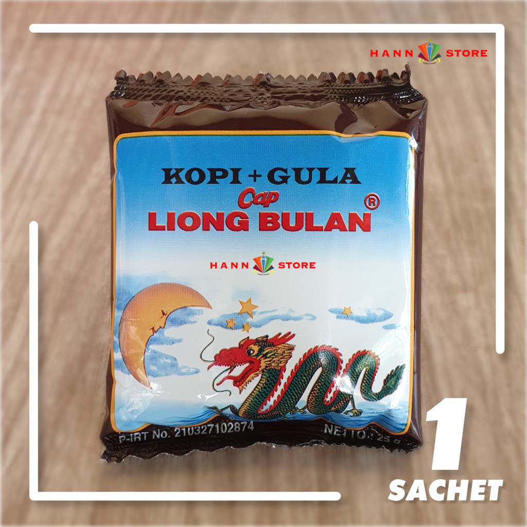 

Kopi Liong Bulan, Kopi + Gula Eceran per 1 sachet Kopi "Legend" Bogor