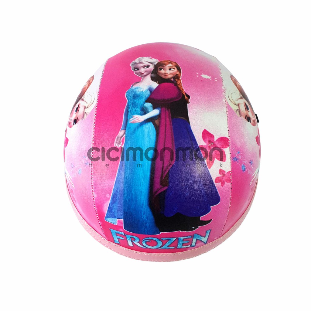 SPECIAL Helm Anak Retro Karakter Frozen