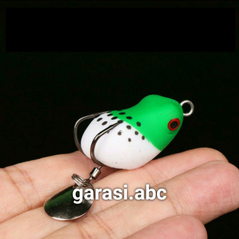 Soft Frog Umpan Pancing Kodok 3cm 4,2g Swim Bait Fishing Lure Katak Casting Gabus Tiruan Artifisial Artificial Kutuk Relix Nusantara Sungai Waduk Danau Kali Apung