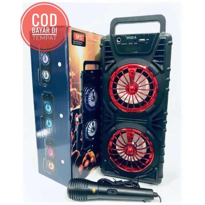 speaker Bluetooth Portable SK 33a
