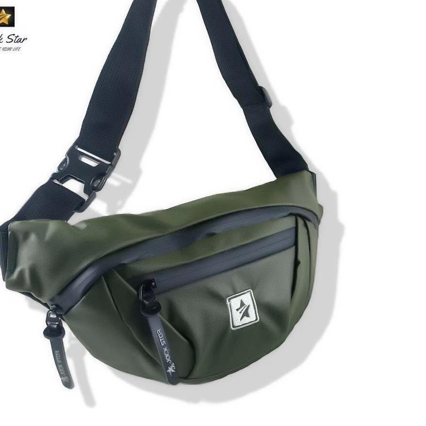 Waist Bag Pria Water Prof Tas Selempang Jackstar 99 Wasitbag Waterproof Tas Dada Tas Pinggang