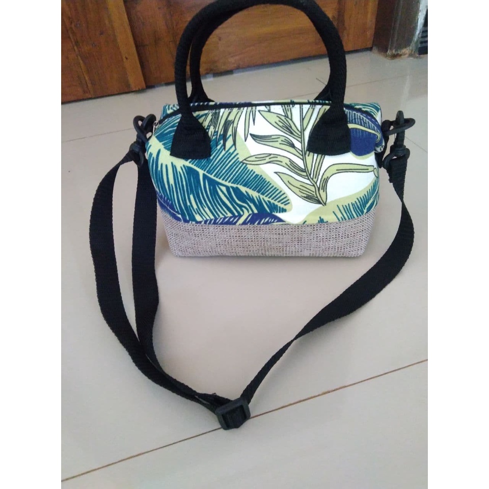 TAS SPEEDY BALON CUTE KOMBINASI KANVAS GAIL