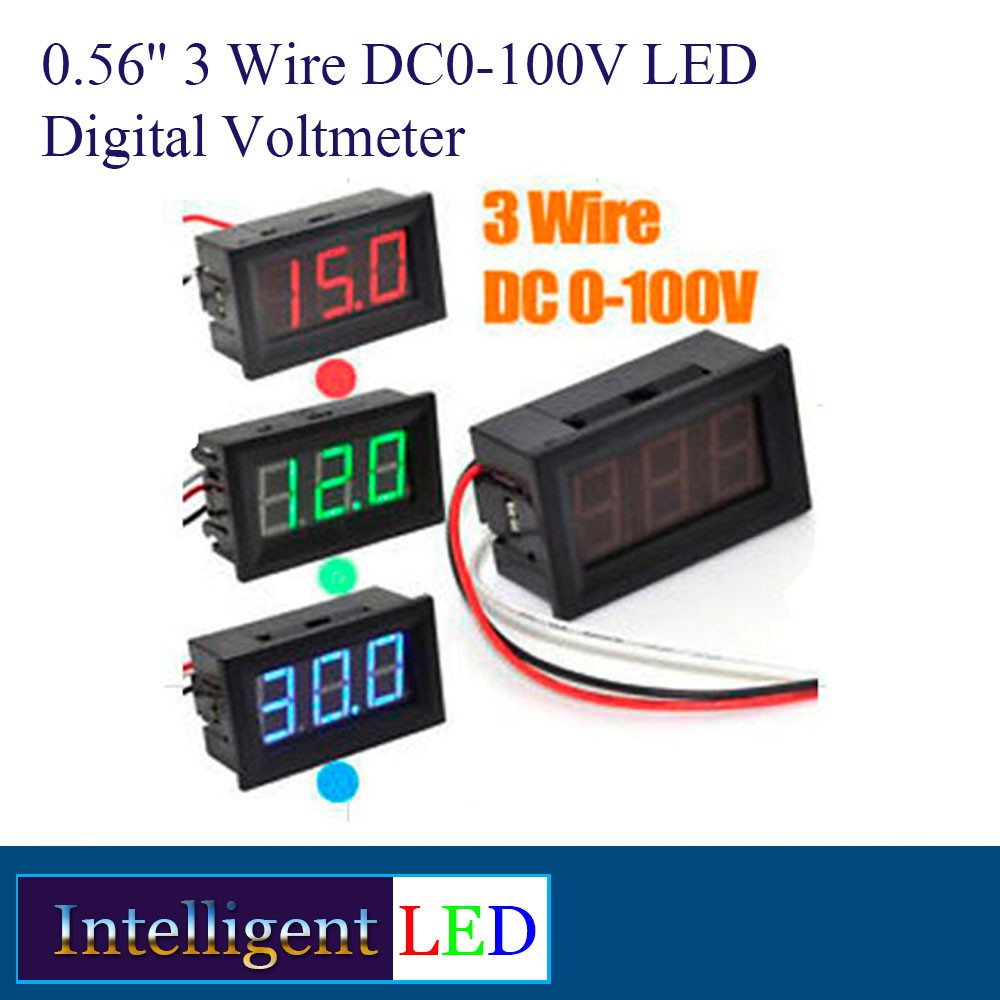 0.56'' 3 Wire DC0-30V LED Digital Voltmeter