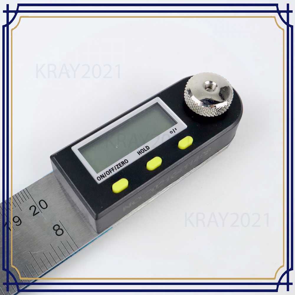 Penggaris Digital Inclinometer Goniometer Angle 200mm AK189