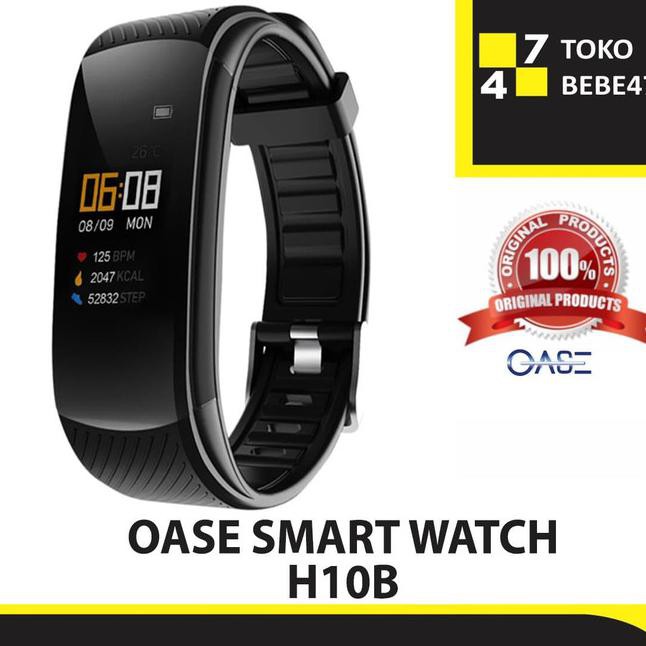 ✨ GROSIR SMART WATCH✨ SMARTWATCH OASE H10B RESMI - HITAM ,SMARTWATCH MURAH SMARTWATCH PRIA