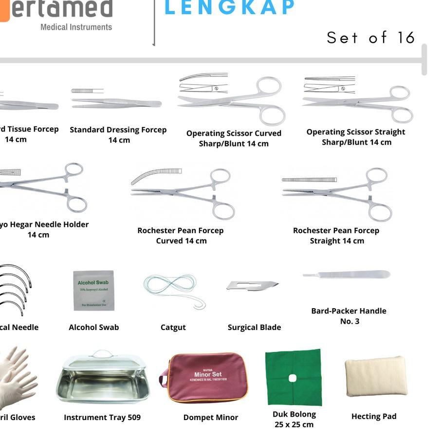 LANGSUNG ATC - Minor Set Lengkap / Set Bedah Minor Lengkap