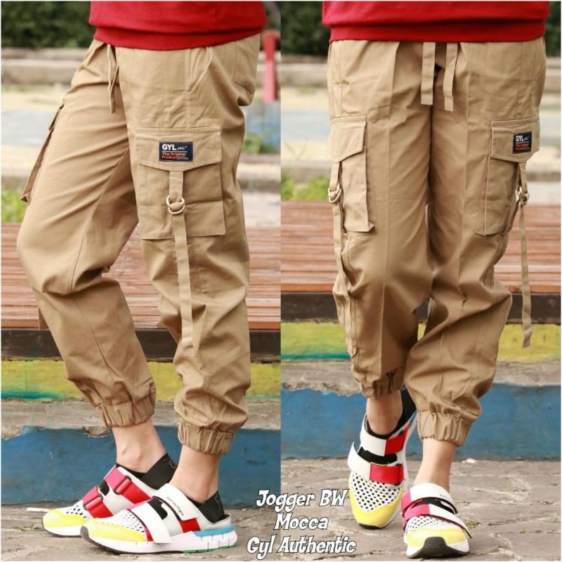 CELANA CARGO JOGGER BW GYL MOCCA