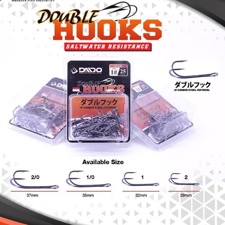 4.4 MATA KAIL PANCING DOUBLE HOOK DAIDO murah