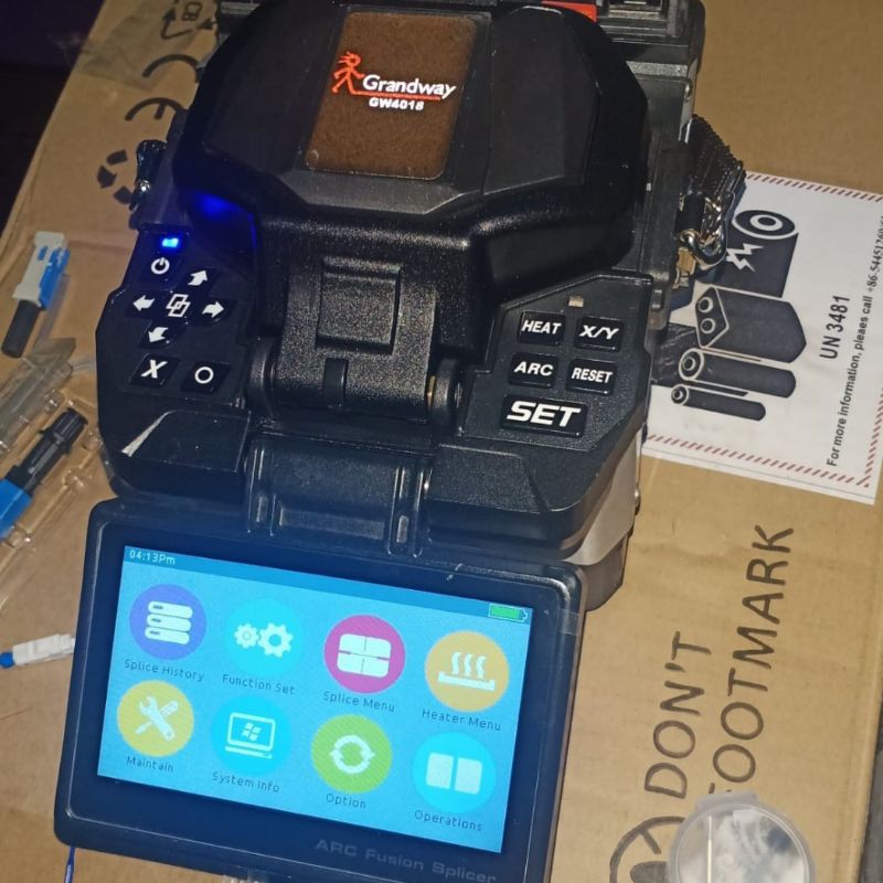 splicer grandway gw4018 + otdr smart mini