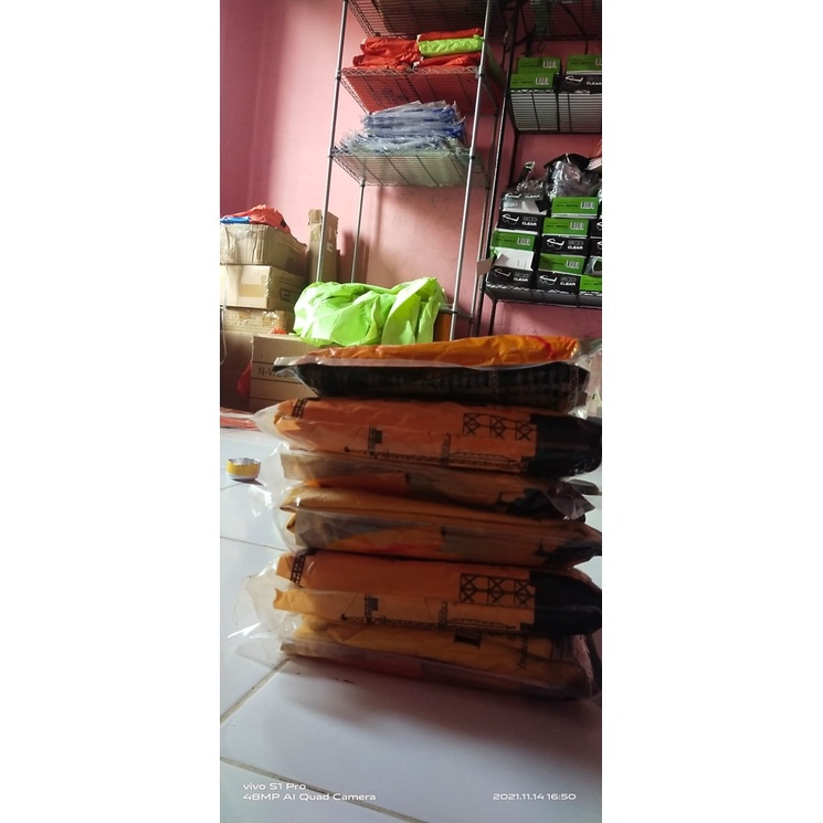 Cuci Gudang Jas Hujan Pria Gosave Raingard Motor Baju Celana Setelan Orange - mantel jas hujan Original