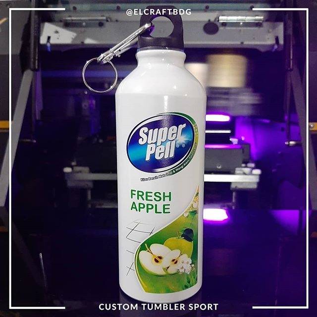 BOTOL MINUM CUSTOM GAMBAR SUPER PELL - BOTOL MINUM 500 ML