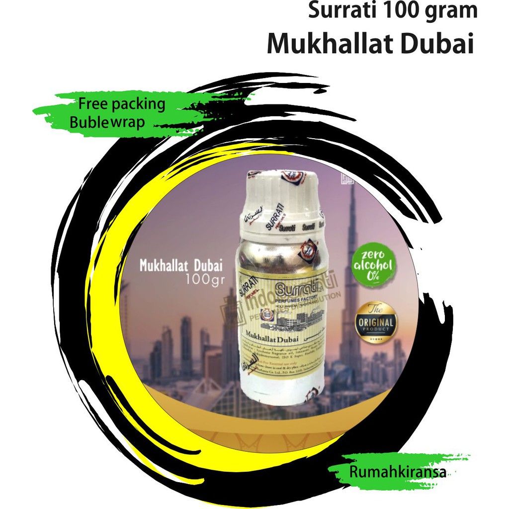 Parfum MUKHALAT DUBAI 100gr | Parfum Surrati | Surrati Perfumes | Bibit Minyak Wangi