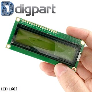 LCD 2x16 16x2 16 X 2 1602 Display Modul Kuning Hijau Arduino Raspberry