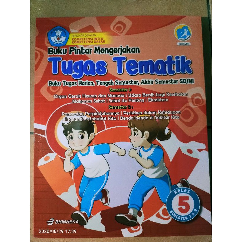 Buku Tugas Tematik kelas 5