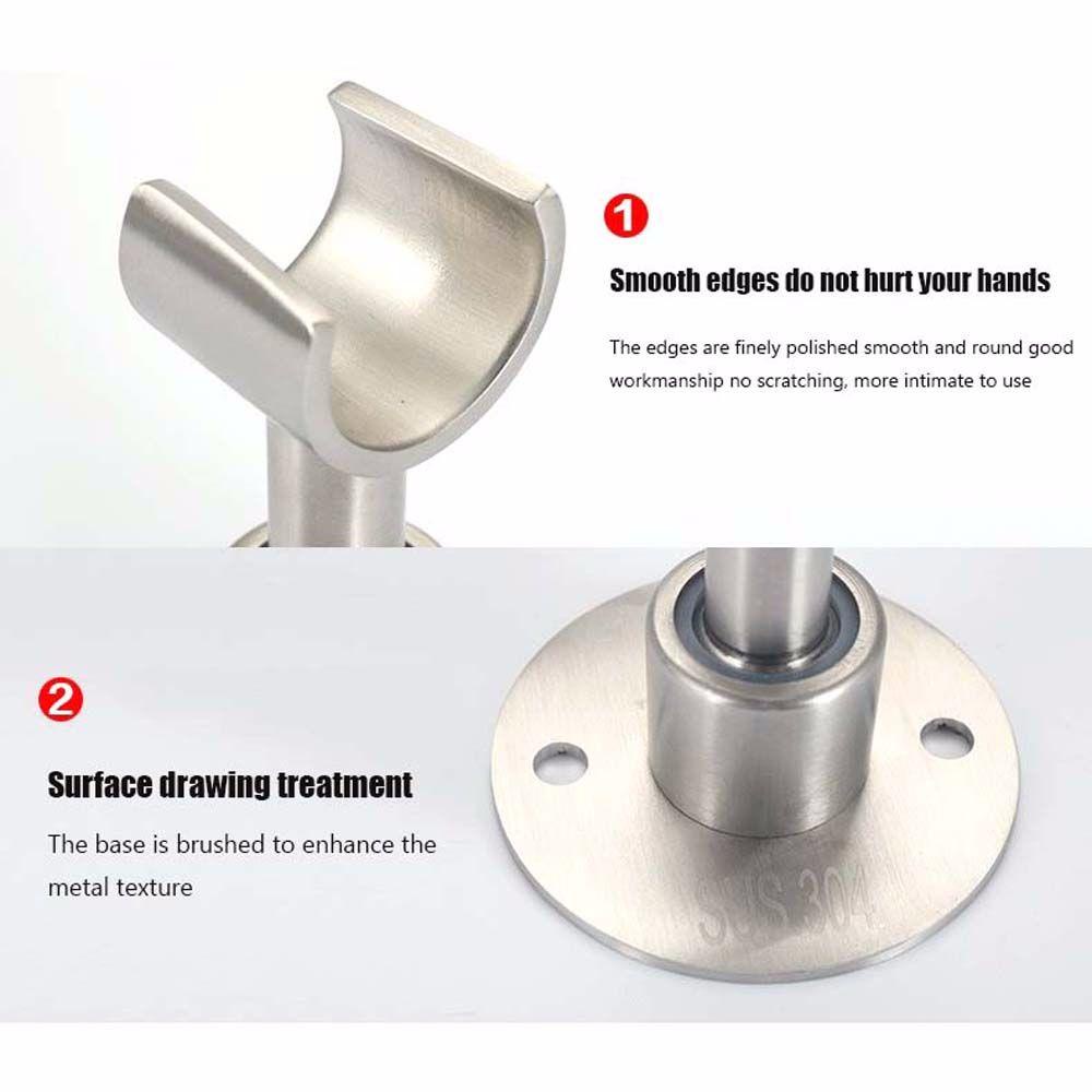 【 ELEGANT 】 Bracket Kepala Shower Tanam Tembok Universal360° Holder Semprotan Shower Rotasi