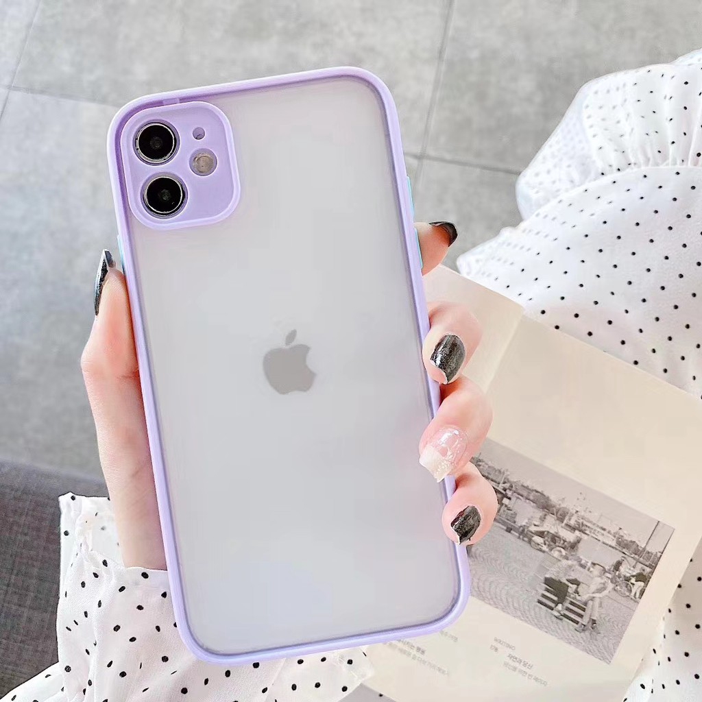 Hard case Plastik + TPU Untuk iPhone 11 i6 7 8 Plus XR XS MAX