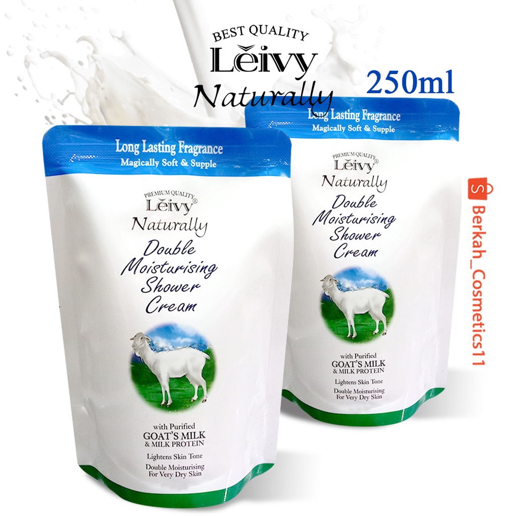 Leivy Shower Cream Goat Milk [Refill] 250ml