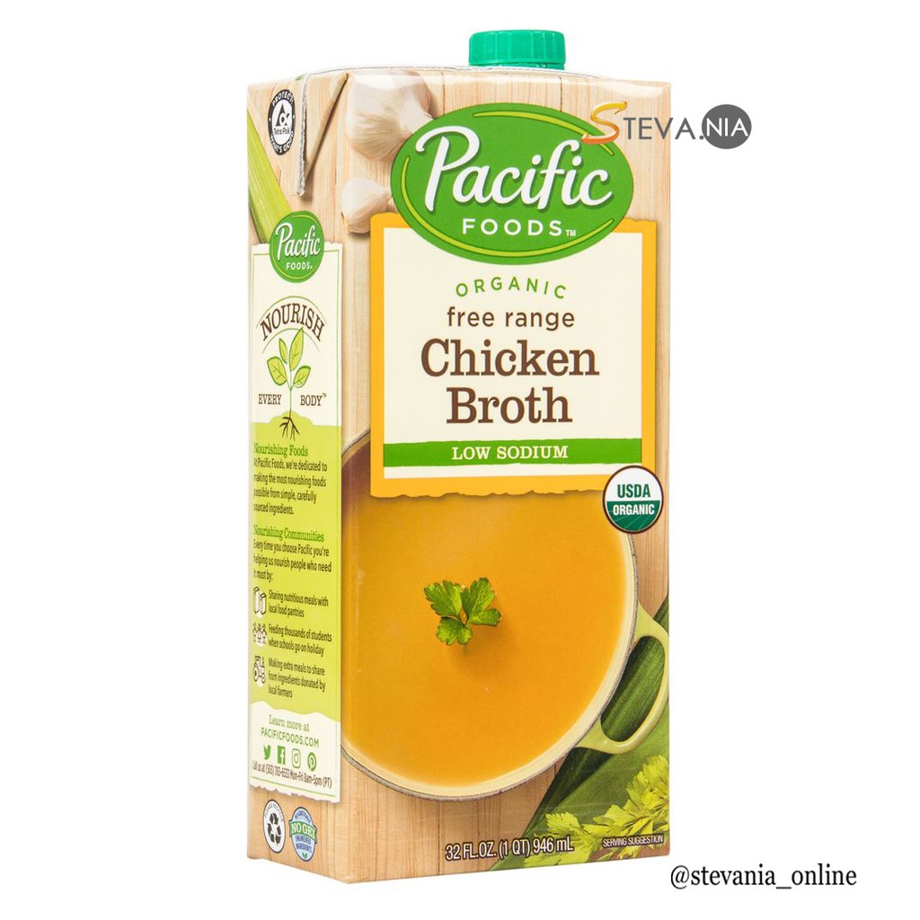 

Pacific Food Organic Chicken Broth Original And Pure