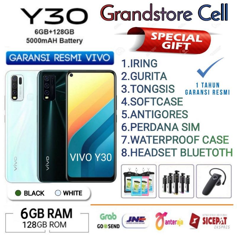 VIVO Y30 RAM 4/128 GB | VIVO Y 30 RAM 6/128 GB GARANSI RESMI VIVO INDONESIA