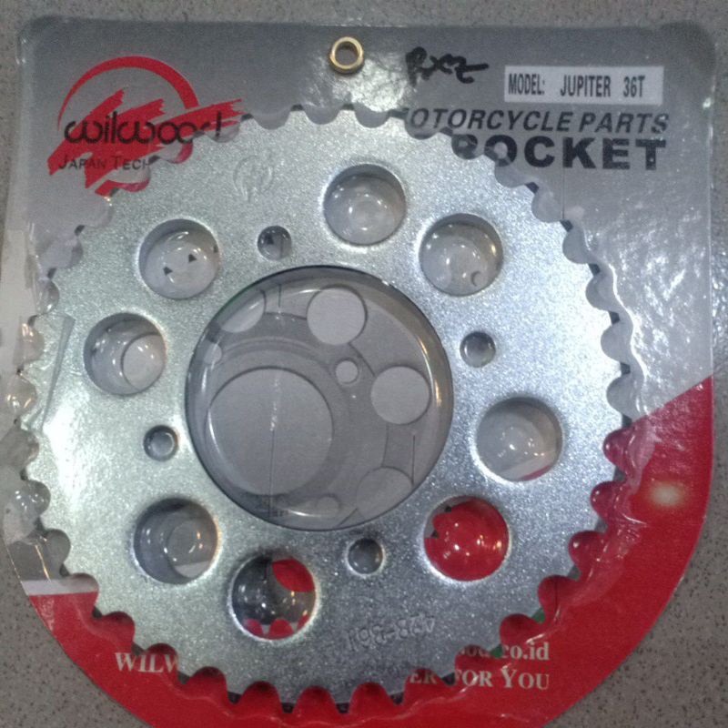SSS RXZ GER 428 GEAR BELAKANG PNP RXZ RX KING JUPITER VEGA CRIPTON FIZR RX SPECIAL Z125 TIARA ALFA mx135-Wilwood 428x36
