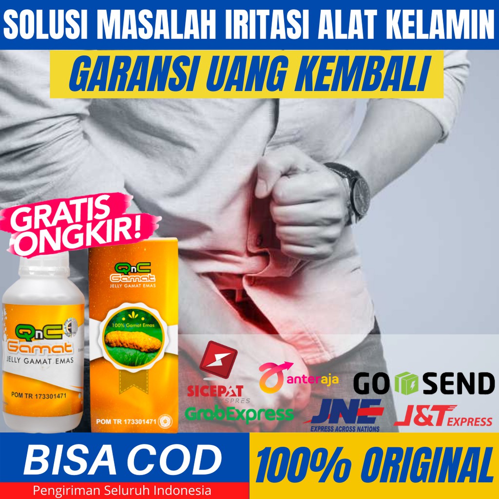 Obat Iritasi Alat Kelamin_Obat Iritasi Kelamin Pria dan Wanita_Penyakit Kelamin_QnC Jelly Gamat ASLI