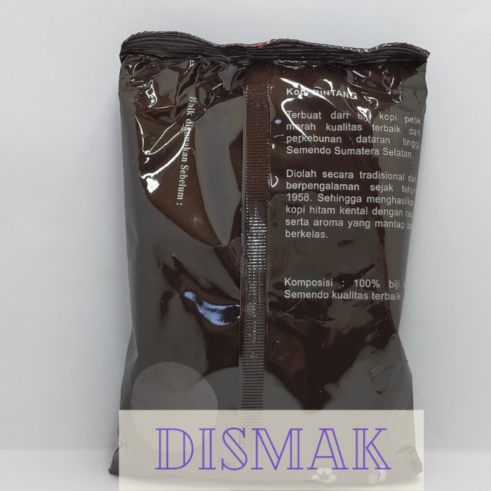 Kopi Semendo Cap Bintang Muara Enim 100 gram