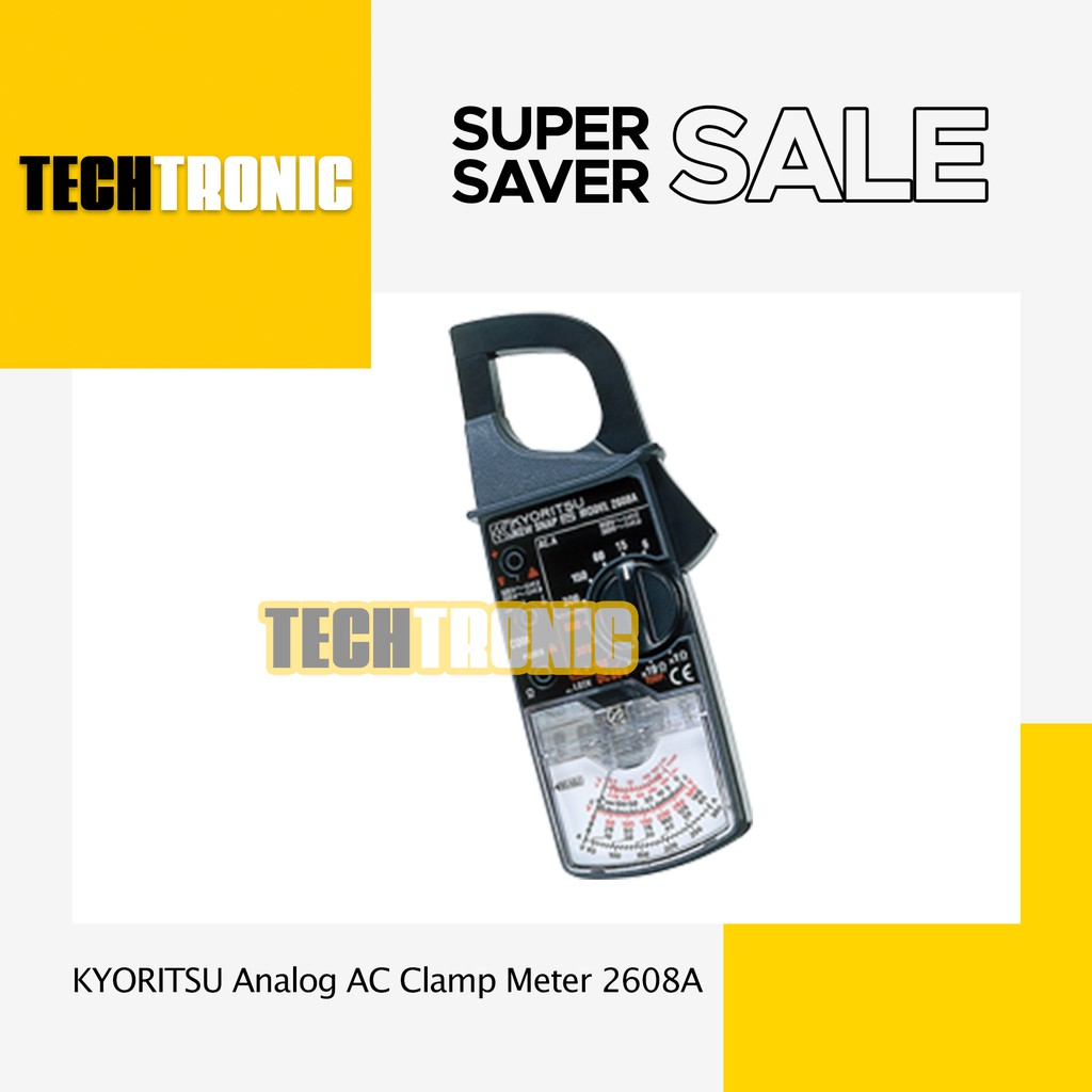 Kyoritsu Analog AC Clamp Meter 2608A - TECHTRONIC