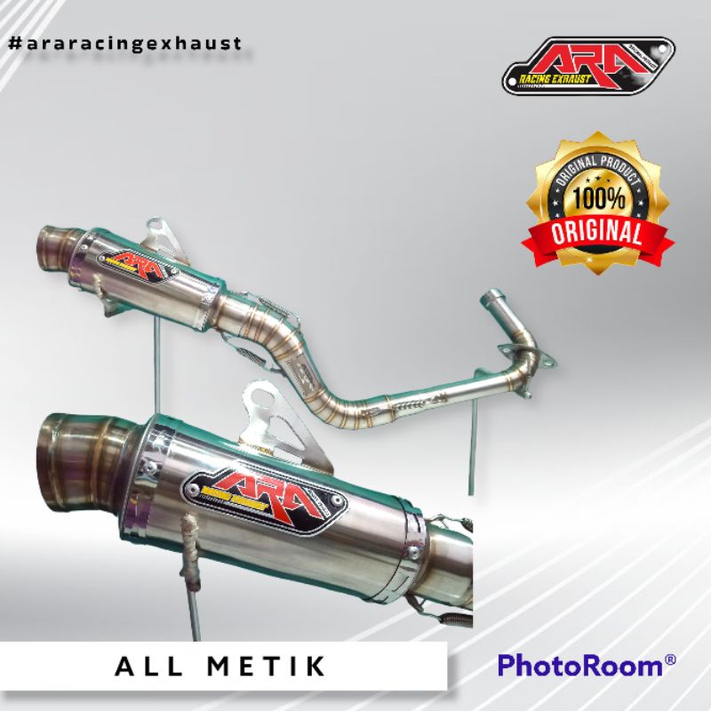 knalpot beat fi /beat carbu original Ara racing exhaust