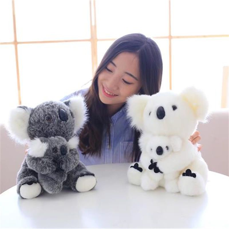 【New！！！】28cm Koala Wildlife Teddy Bear Plush Toy Stuffed Animal Cuddly Doll Christmas Gift