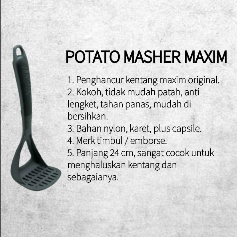 PENGHANCUR KENTANG TERMURAH / POTATO MASHER MAXIM