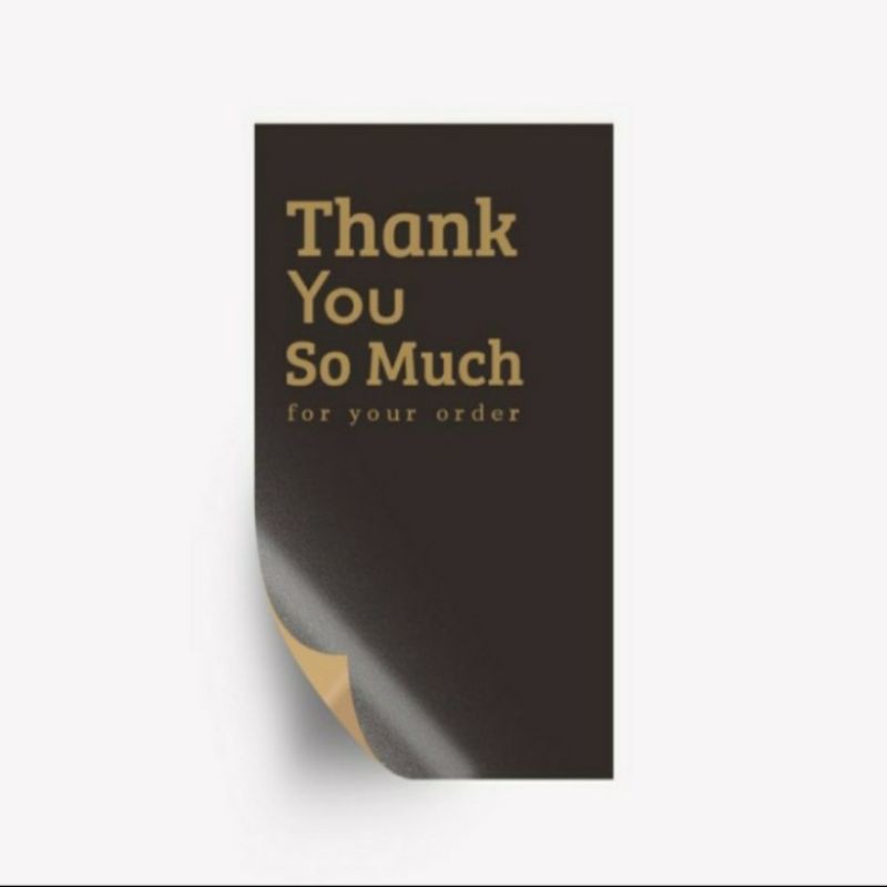 

Sticker thank you stiker thankyou label segel kemasan box packaging