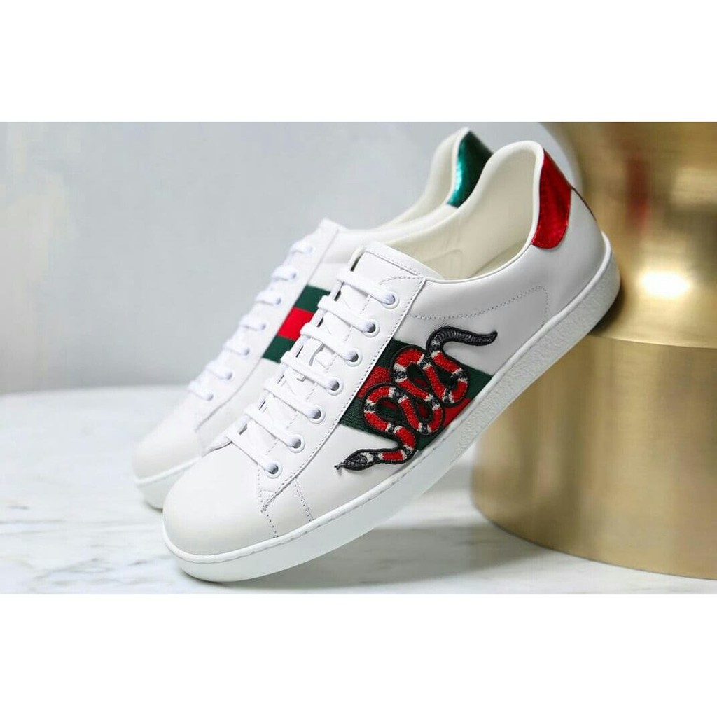 SNEAKERS KETS WANITA EMBRO GUCCI WEIBING WB BORDIR 3D TB-783 WARNA PUTIH SZIE 36-40