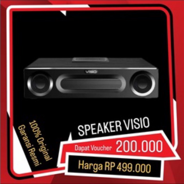 SPEAKER VISIO BS03 WIRELESS BLUETOOTH GARANSI RESMI