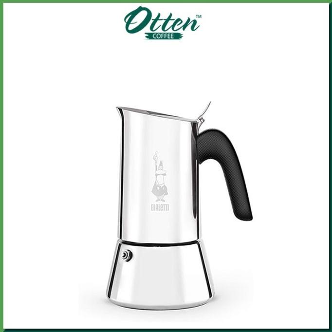 Bialetti Venus Pembuat Kopi Stovetop Stainless Steel 4 Cup Moka Pot