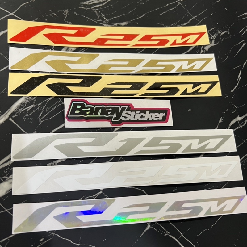 STICKER YAMAHA R15M R25M STICKER R15 R25 CUTTING