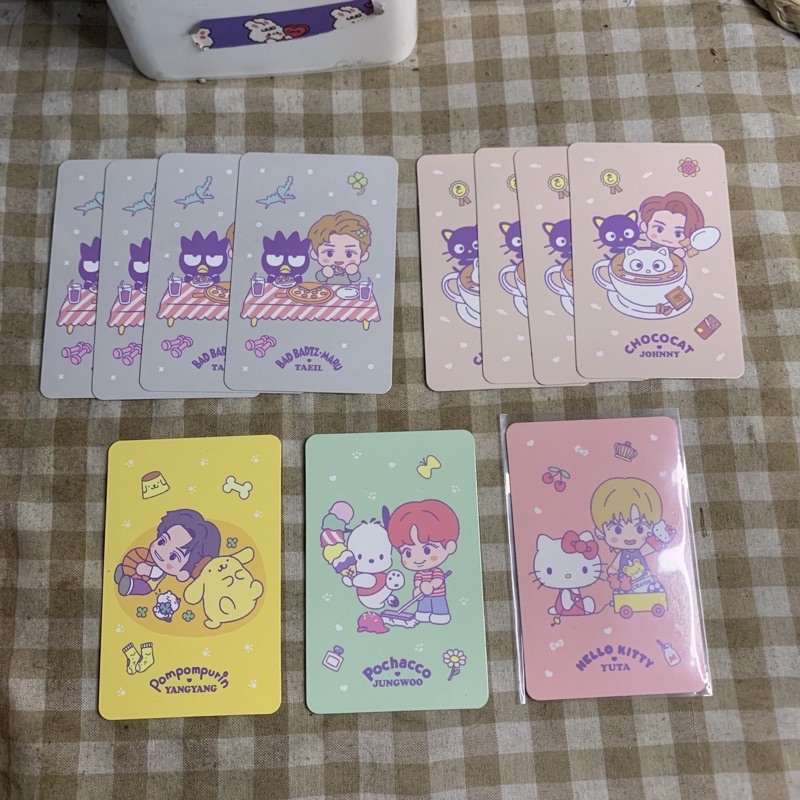 Sanrio Character Photocard Taeil Johnny  Yuta Jungwoo Yangyang