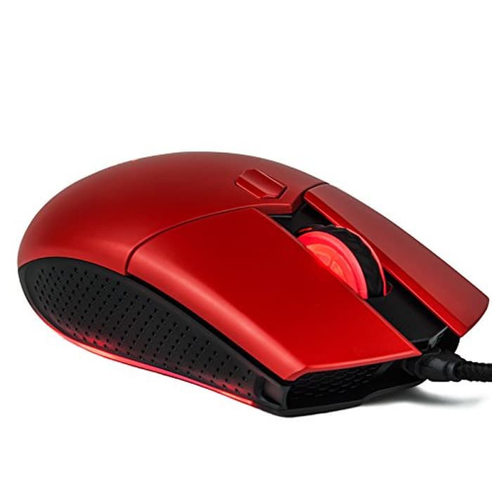 Mouse 1stplayer Gaming Mouse Blacksir Bs300 Red Rgb Effect Shopee Indonesia