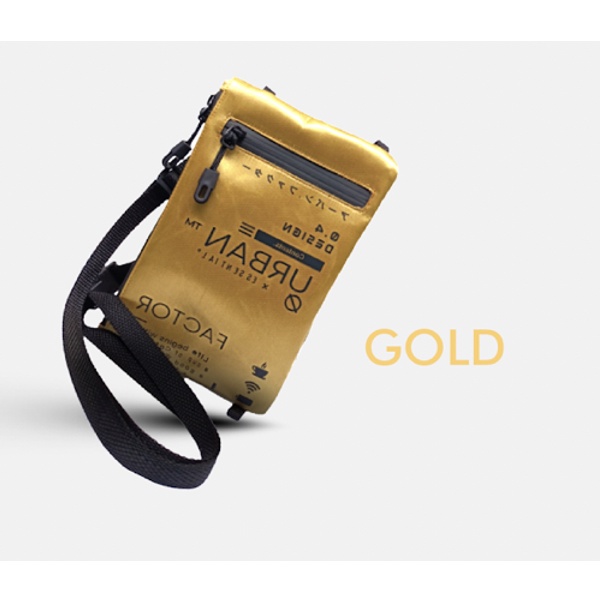 NOCTURNAL GOLD |MNMXURBAN| Tas Selempang Pria Tas Handphone Sling Bag ORIGINAL