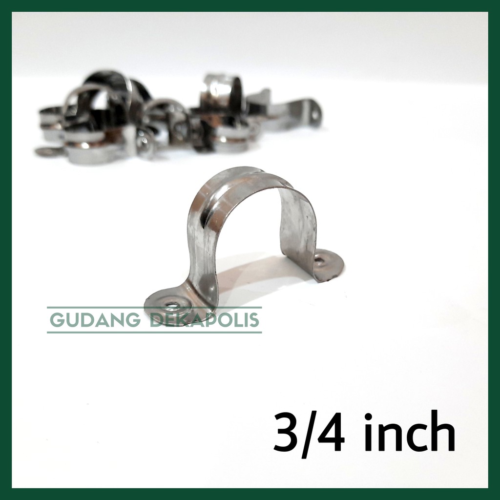 KLEM PIPA 3/4" INCH KLEM PIPA OMEGA TEBAL